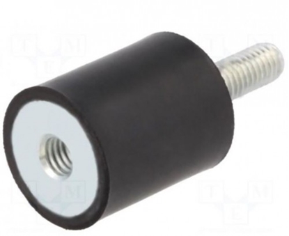 Picture of Vibrāciju slāpētājs | M12 | Ø: 75 mm | gumija | L:40mm | Vītnes garums: 37 mm