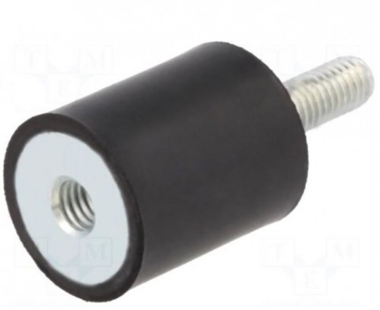 Picture of Vibrāciju slāpētājs | M12 | Ø: 75 mm | gumija | L:40mm | Vītnes garums: 37 mm