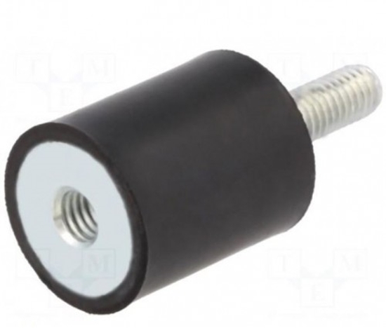 Picture of Vibrāciju slāpētājs | M8 | Ø: 30mm | gumija | L: 15 mm | Vītnes garums: 20 mm