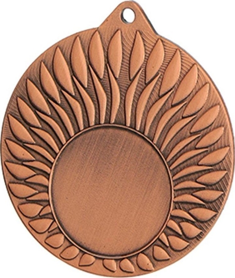 Picture of Victoria Sport Medal brzowy ogólny z miejscem na emblemat 25 mm - stalowy