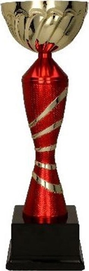 Изображение Victoria Sport Puchar metalowy zoto-burgundowy ORAR RD