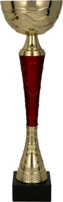 Изображение Victoria Sport Puchar metalowy zoto-burgundowy TUMA RD