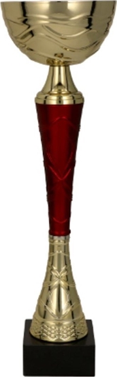 Изображение Victoria Sport Puchar metalowy zoto-burgundowy TUMA RD