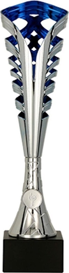 Picture of Victoria Sport Puchar plastikowy srebrno-niebieski