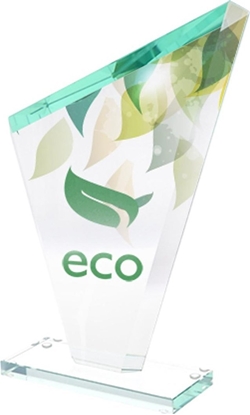 Attēls no Victoria Sport Trofeum szklane z nadrukiem kolorowym LuxorJet