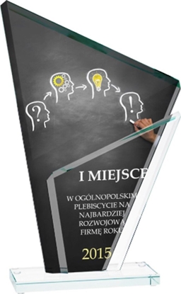 Picture of Victoria Sport Trofeum szklane z nadrukiem kolorowym LuxorJet