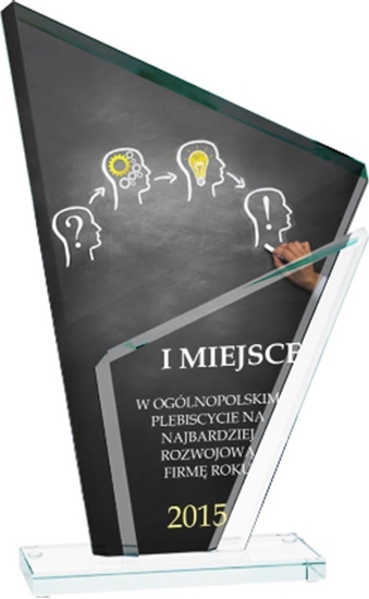 Picture of Victoria Sport Trofeum szklane z nadrukiem kolorowym LuxorJet