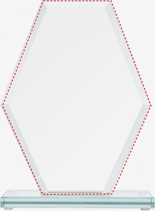 Picture of Victoria Sport Trofeum szklane z rozklejon podstaw