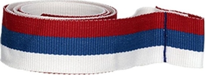 Picture of Victoria Sport Wstka 20 mm - biao-niebiesko-czerwona