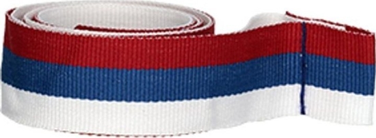 Picture of Victoria Sport Wstka 20 mm - biao-niebiesko-czerwona