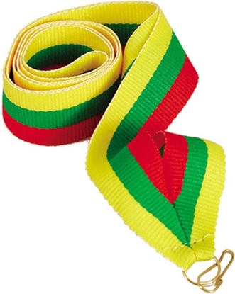 Picture of Victoria Sport Wstka 22 mm - óto-zielono-czerwona