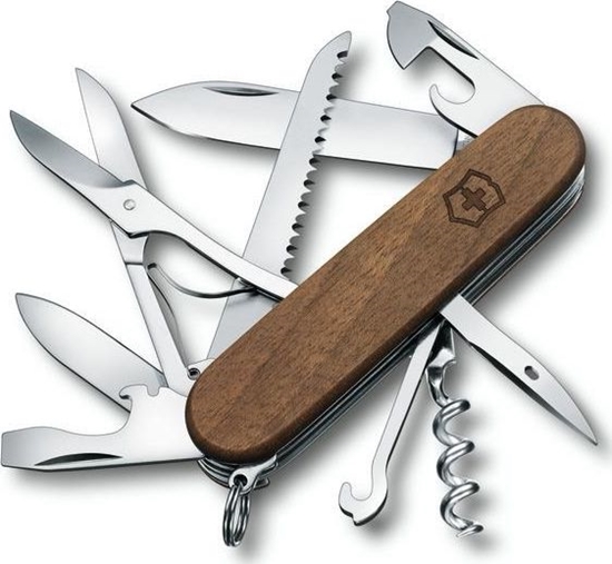 Picture of Victorinox Scyzoryk VICTORINOX HUNTSMAN WOOD Drzewo orzechowe uniwersalny