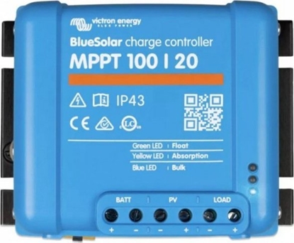 Attēls no Victron Energy Victron Energy Regulator adowania Blue Solar MPPT 100V/20A