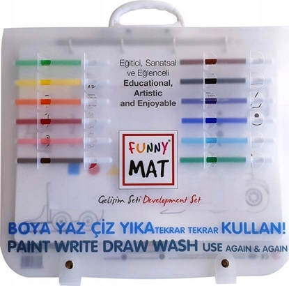 Picture of vidaXL Mata biaa Zestaw Podróny Funny Mat STRIGO