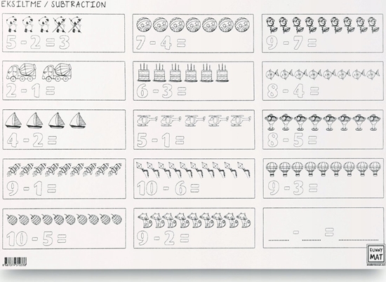 Picture of vidaXL Mata transparentna Odejmowanie Funny Mat STRIGO