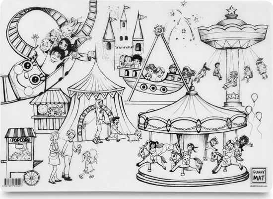 Picture of vidaXL Mata transparentna Park Rozrywki Funny Mat STRIGO