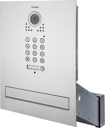 Изображение VIDOS Skrzynka na listy VIDOS S561D-SKM z wbudowanym wideodomofonem