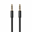Attēls no Vidvie AL1105W Premium AUX Cable 3.5 mm -> 3.5 mm 1.5 m Black