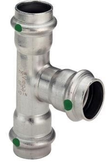 Изображение Viega Trójnik SC-Contur 18x18x18mm stal nierdzewna - 435868