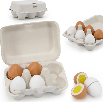 Picture of Viga Toys VIGA Drewniane Jajka Do Krojenia w Wytoczce