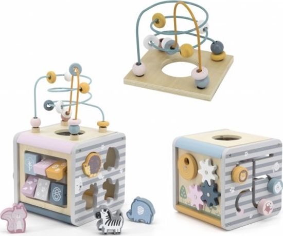 Picture of Viga Toys Viga Toys Polar B Activity Box Drewniane Centrum Gier 5w1