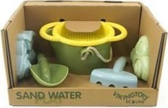 Picture of Viking Toys VIKING TOYS ECOLINE WIADERKO, GRABKI, OPATKA, SITKO I 2 FOREMKI