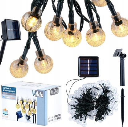 Attēls no Vilde Girlanda Ogrodowa witeczna Solarna ORION LED 10 m 100 szt.