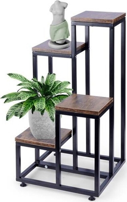 Attēls no Vilde Kwietnik metalowy 4-poziomowy 69 cm