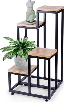 Attēls no Vilde Kwietnik metalowy 4-poziomowy 69 cm