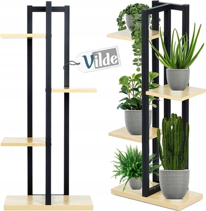 Attēls no Vilde Kwietnik metalowy 4-poziomowy 93 cm