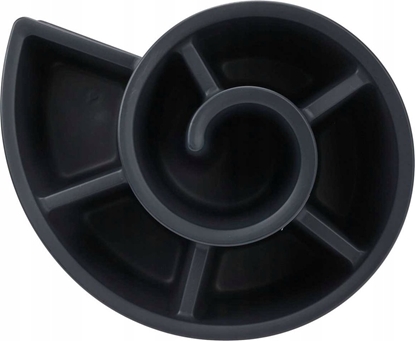 Attēls no Vilde Kwietnik ogrodowy plastikowy czarny spiralny 53x43,5x32,5 cm