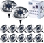 Изображение Vilde Lampki Ogrodowe Solarne LED Stalowe Wbijane VILDE 11,5 cm 12 szt.