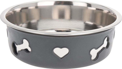 Picture of Vilde Miska stalowa ANTYPOLIZGOWA pojemnik dla psa na karm wod 21 cm 1,8L