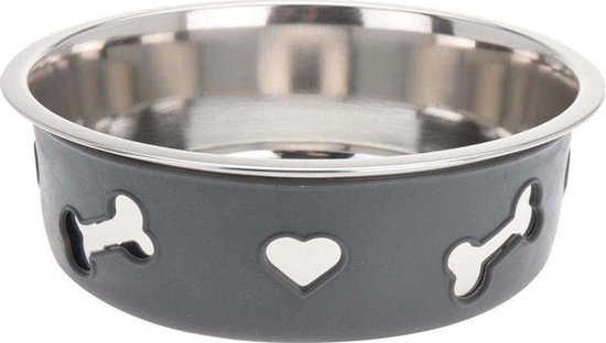 Picture of Vilde Miska stalowa ANTYPOLIZGOWA pojemnik dla psa na karm wod 21 cm 1,8L