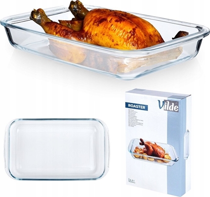 Attēls no Vilde Naczynie aroodporne szklane 34,5x20,5x5 cm, 2,2 l
