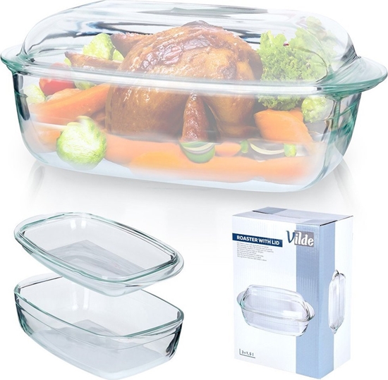 Picture of Vilde Naczynie aroodporne z pokrywk szklane 3+1,5 l