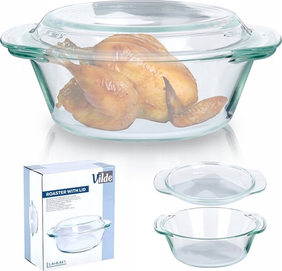 Picture of Vilde Naczynie aroodporne z pokrywk szklane 1,4 l+430 ml