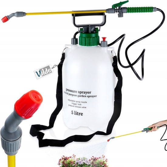 Picture of Vilde Opryskiwacz do Rolin Cinieniowy Ogrodowy Rczny Duy Solidny VILDE 5 l