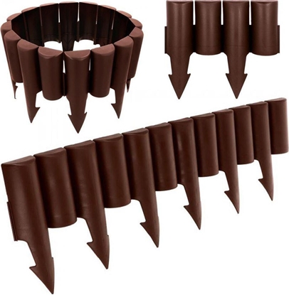 Attēls no Vilde Palisada Ogrodowa, obrzee, potek ogrodowy do grzdek, trawnika, 2,5m, brzowy