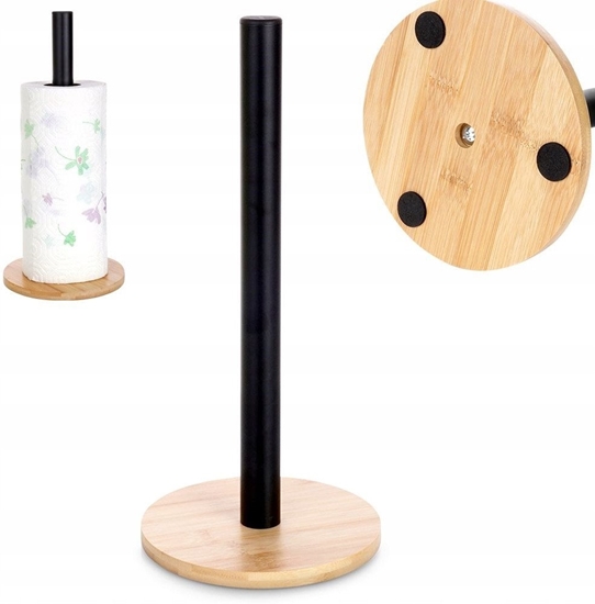 Picture of Vilde Stojak na rcznik papierowy metalowy czarny 32,5 cm