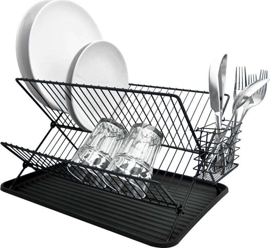 Picture of Vilde Suszarka na naczynia CZARNA ociekacz do naczy 45x32x25,5 cm