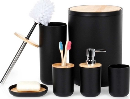 Attēls no Vilde ZESTAW AZIENKOWY 6 ELEMENTOWY 568053 czarny