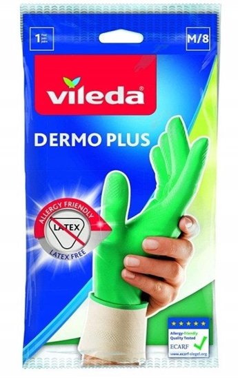Изображение Vileda Rkawice Nitrylowe Dermo Plus Rozmiar M 177720...