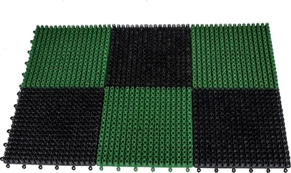 Picture of Vimar Wycieraczka plastikowa - Trawka Black/Green 36x55 Vimar