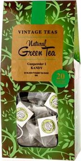 Picture of Vintage Teas Herbata zielona Natural Green Tea - Gunpowder 1 Kandy - 20 torebek