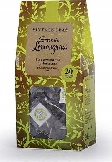 Picture of Vintage Teas Vintage Teas Green Tea Lemongrass - 20 torebek