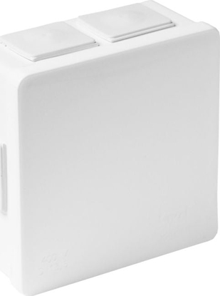 Picture of ViPlast 002-01 puszka n/t biaa bez zacisków z dawnicami bezgwintowymi 6-wlotowa wym/zew 86x86x40 mm IP55 ViPlast 7717