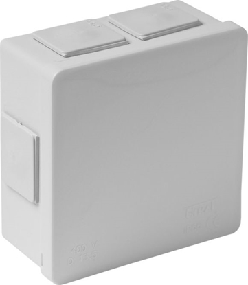 Picture of ViPlast 002-03 puszka n/t popielata bez zacisków z dawnicami bezgwintowymi 6-wlotowa wym/zew 86x86x40 IP55 ViPlast 7793