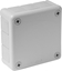 Attēls no ViPlast 041-03 puszka n/t popielata bez zacisków z dawnicami bezgwintowymi 12-wlotowa wym/zew 98x98x42 mm IP55 ViPlast 7779
