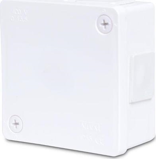 Picture of ViPlast Puszka elektroinstalacyjna natynkowa VIPLAST VP-22 BIAA IP55 86x86x40mm 022-01